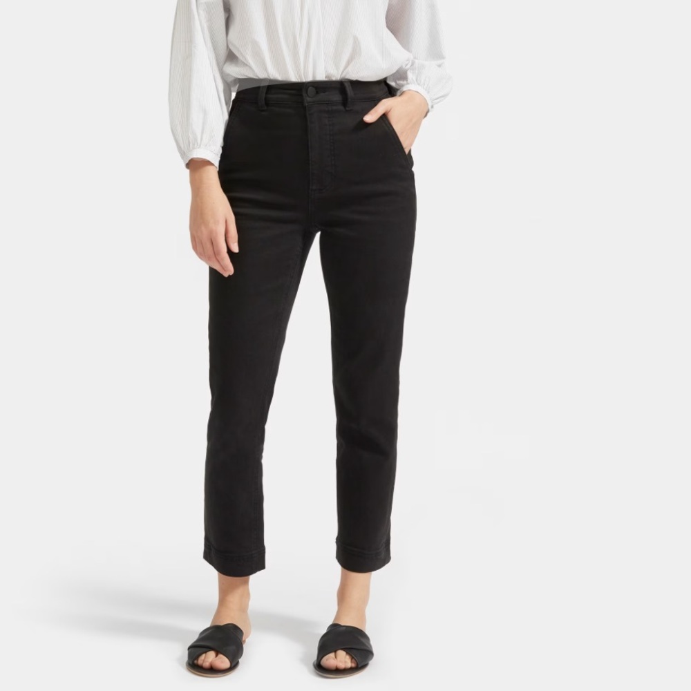 Everlane slim leg crop ankle pants